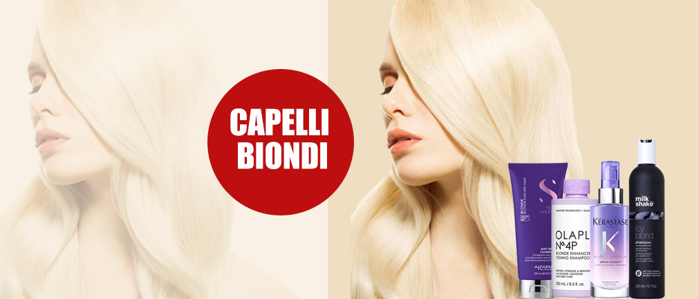 Prodotti professionali per capelli biondi