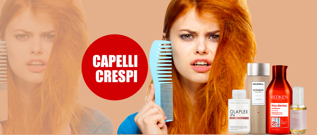 Prodotti professionali per capelli crespi