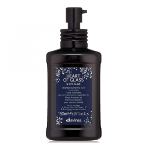 Davines Heart of Glass Sheer Glaze Fluido Illuminante Termoprotettivo Per Capelli Biondi 150 ml