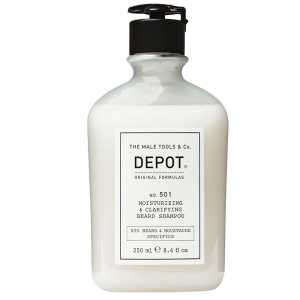 Depot No. 501 Moisturizing & Clarifying Beard Shampoo Per Barba 250 ml