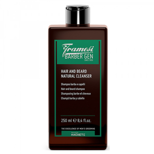 Framesi Barber Gen Hair And Beard Natural Cleanser Shampoo Barba e Capelli 250 ml