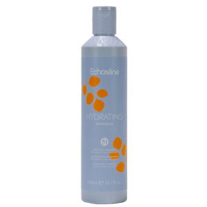 Echosline Hydrating Shampoo per Capelli Secchi e Crespi 300 ml