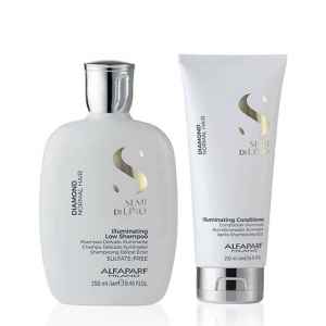 Alfaparf Semi di Lino Diamond Illuminating Shampoo 250 ml + Conditioner 200 ml