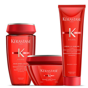 Trio Kerastase Soleil Protection UV Shampoo + Maschera + Creme Sublime