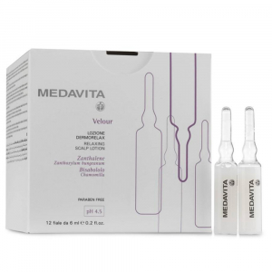 Medavita Velour Lozione Dermorelax 12x6 ml Trattamento Lenitivo in fiale