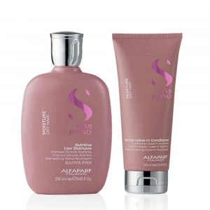 Alfaparf Semi di Lino Moisture Nutritive Shampoo 250 ml + Leave-In Conditioner 200 ml