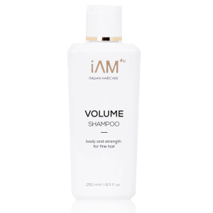 iAM4u Volume Shampoo Volumizzante e Rinforzante per Capelli Fini 250 ml